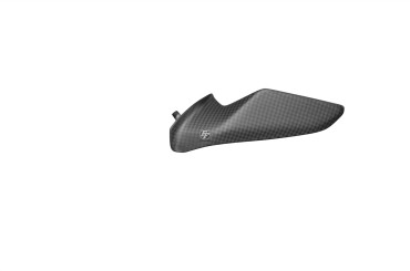 Guarda Cadena Carbono por Ducati Panigale 1199 / 1299 Carbono+Fibra de Vidrio | Patron Sencillo | Opaco