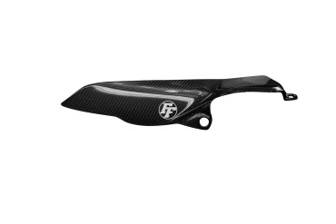 Guarda Cadena Carbono por Ducati Panigale 1199 / 1299 Carbono+Fibra de Vidrio | Patron Sencillo | Brillante