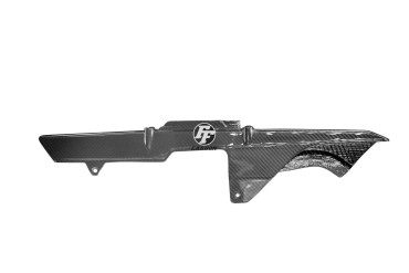 Guarda Cadena Carbono por Honda VFR 800 V-TEC 2002-2013 Carbono+Fibra de Vidrio | Patron Enlazado | Brillante