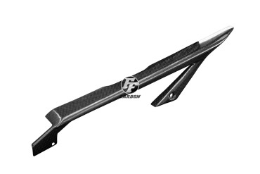 paracatena Carbonio per KTM Duke 690 2008 - 2018 Carbonio+Fibra di Vetro | Tela | Brillante