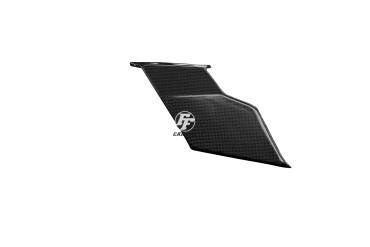 Carbon Chain Guard for KTM RC8 Carbon+Fibreglass | Plain Weave | Glossy