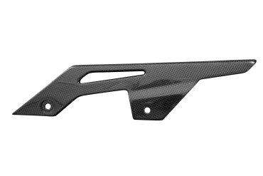 Guarda Cadena Carbono por Kawasaki Ninja 650 2017- Carbono+Fibra de Vidrio | Patron Sencillo | Brillante