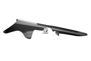 Carter de chaine Carbone pour Kawasaki ZX-10R 2016- Carbone+Fibre de Verre | Toile Contraignant | Mat