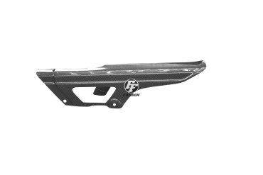 Carter de chaine Carbone pour Kawasaki ZX-6R 2003-2004 / Z1000 2004-2006 / Z750 2005-2006 100% Carbone | Toile Contraignant | Brillant