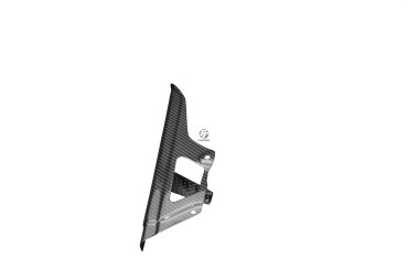 Guarda Cadena Carbono por Kawasaki ZX-6R 2003-2004 / Z1000 2004-2006 / Z750 2005-2006 Carbono+Fibra de Vidrio | Patron Enlazado | Brillante