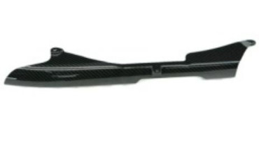 paracatena Carbonio per Kawasaki ZX-6R 2019- Carbonio+Fibra di Vetro | Tela | Brillante