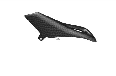Guarda Cadena Carbono por MV Agusta F4 750 / 1000 / 1078 1999-2009 Carbono+Fibra de Vidrio | Patron Sencillo | Brillante
