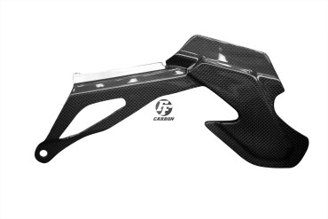 Carbon Kettenschutz für Yamaha MT-10 2016-2021 / MT-10 2022- Carbon+Fiberglas | Leinwand | Glossy