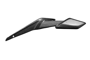 Carter de chaine (partie inférieur) Carbone pour MV Agusta Superveloce 800 2020- Carbone+Fibre de Verre | Toile Contraignant | Brillant