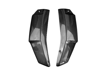 Carbon Kühlerverkleidung (Oberes Teil) für Ducati Streetfighter V4 2020- Carbon+Fiberglas | Köper | Glossy