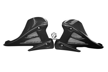 Cofano del radiatore (design alternativo) Carbonio per Suzuki B-King 1300 2007-2011 Carbonio+Fibra di Vetro | Tela | Brillante