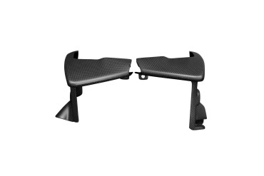 Covertor radiador Carbono por Aprilia RSV 1000R Tuono 2006-2011 Carbono+Fibra de Vidrio | Patron Sencillo | Opaco