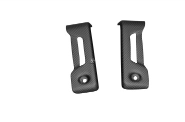 Cache radiateur Carbone pour Aprilia Shiver 2007-2016 100% Carbone | Toile Contraignant | Mat