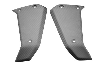 Covertor radiador Carbono por Ducati Scrambler 1100 / 1100 Special / 1100 Sport 2018- 100% Carbono | Patron Enlazado | Opaco