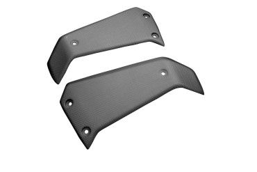 Covertor radiador Carbono por Ducati Scrambler 1100 / 1100 Special / 1100 Sport 2018- Carbono+Fibra de Vidrio | Patron Sencillo | Opaco