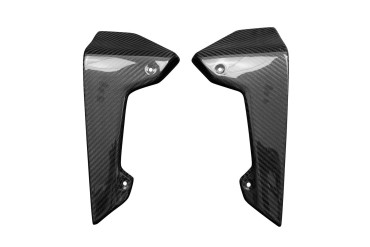 Cache radiateur Carbone pour Honda CB 1000 R 2018-2020 Carbone+Fibre de Verre | Toile Sergé | Brillant