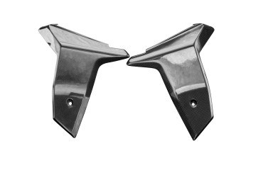 Cache radiateur Carbone pour KTM 1290 Super Duke GT 2019- Carbone+Fibre de Verre | Toile Contraignant | Brillant