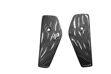 Covertor radiador Carbono por KTM Duke 690 2012-2019 Carbono+Fibra de Vidrio | Patron Enlazado | Brillante