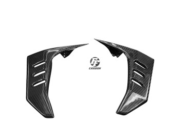 Covertor radiador Carbono por Kawasaki Z1000 2004-2006 Carbono+Fibra de Vidrio | Patron Enlazado | Brillante