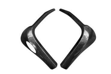 Carbon Kühlerverkleidung für Triumph Rocket 3 GT / R 2020- Carbon+Fiberglas | Leinwand | Glossy
