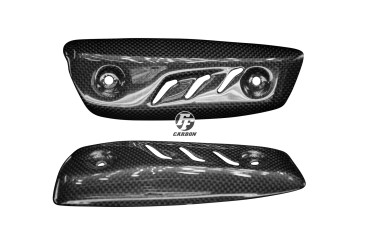 Covertor radiador Carbono por Triumph Speed Triple 2016- Carbono+Fibra de Vidrio | Patron Sencillo | Brillante