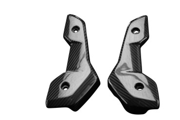 Cofano radiatore Carbonio per Triumph Trident 660 Carbonio+Fibra di Vetro | Spigato | Brillante