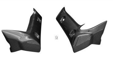 Covertor radiador Carbono por Yamaha FZ1-N / FZ-8 100% Carbono | Patron Enlazado | Brillante