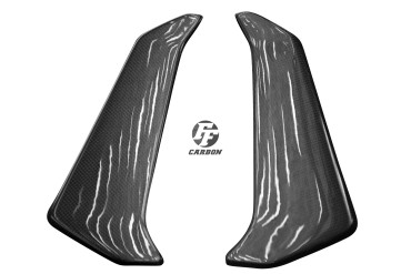 Carbon Radiator Cover for Yamaha MT-09 2017- Carbon+Fibreglass | Plain Weave | Glossy