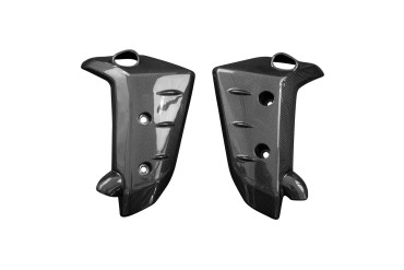 Cache radiateur Carbone pour Yamaha MT-10 2022- Carbone+Fibre de Verre | Toile Contraignant | Brillant
