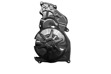 coperchio frizione Carbonio per Aprilia RSV4 2021- / RSV4 Factory 2021- Carbonio+Fibra di Vetro | Spigato | Brillante