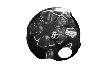 Cache d´embrayage Carbone pour Kawasaki Z 1000 2007-2009 Carbone+Fibre de Verre | Toile Contraignant | Brillant