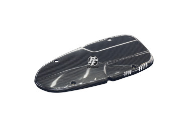 Covertor de Alternador Carbono por BMW R 1100 S / Boxer Cup Carbono+Fibra de Vidrio | Patron Enlazado | Brillante