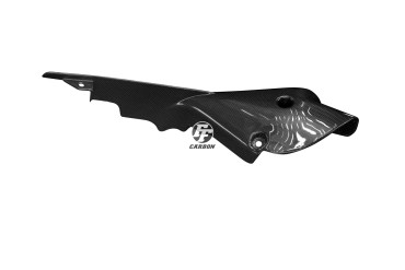Carbon Air Intake Original (Right Side) for Buell XB Carbon+Fibreglass | Plain Weave | Glossy