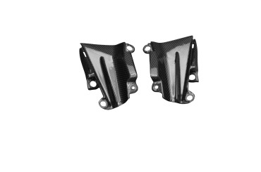 Toma de aire (partes laterales) Carbono por Kawasaki Z1000 2014-2020 100% Carbono | Patron Sencillo | Brillante