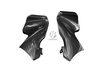 Carbon Air Intake Cover for Kawasaki ZX6R 636 2005-2006 Carbon+Fibreglass | Plain Weave | Glossy
