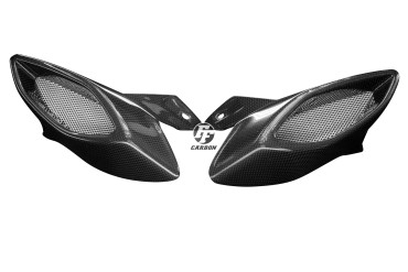 Carbon Air Intake Cover for MV Agusta Brutale 800 2016- Carbon+Fibreglass | Plain Weave | Glossy