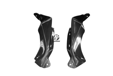 Carenado toma de aire Carbono por Suzuki GSX-R 600 / 750 2008-2010 Carbono+Fibra de Vidrio | Patron Sencillo | Brillante