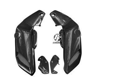 Carbon Air Intake Cover for Yamaha MT-07 2018-2020 Carbon+Fibreglass | Plain Weave | Glossy