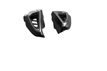 Carbon Air Intake Cover for Yamaha MT 07 2021- Carbon+Fibreglass | Plain Weave | Glossy