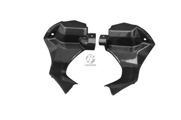 Carénage de Prise d´air Carbone pour Yamaha R1 2015-2019 Carbone+Fibre de Verre | Toile Contraignant | Brillant