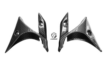 Carenado toma de aire Carbono por Yamaha YZF-R1 2004-2006 Carbono+Fibra de Vidrio | Patron Enlazado | Brillante