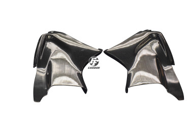 Carbon Air Intake Cover for Yamaha YZF-R6 2003-2005 Carbon+Fibreglass | Plain Weave | Glossy