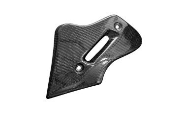 Covertor de motor (a la izquierda) Carbono por Aprilia RSV 1000R Tuono 2006-2011 100% Carbono | Patron Enlazado | Brillante