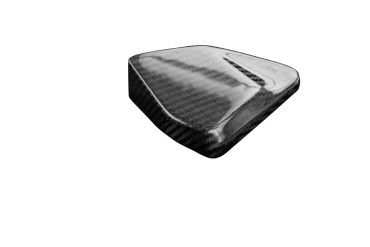 Cache du moteur (à gauche) Carbone pour BMW R1200GS 2015-2018 Carbone+Fibre de Verre | Toile Sergé | Brillant