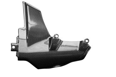 Covertor de motor (a la izquierda) Carbono por Ducati Monster 1200 / 1200S 2014-2016 Carbono+Fibra de Vidrio | Patron Sencillo | Brillante