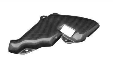 Cache moteur (à droite) Carbone pour Aprilia RSV Tuono 2003-2005 