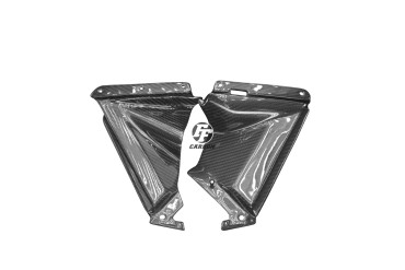 Covertor de motor Carbono por Aprilia RSV4 2009-2014 Carbono+Fibra de Vidrio | Patron Enlazado | Brillante