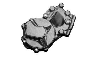 Carbon Engine Cover for BMW S1000RR Carbon+Fibreglass | Twill Weave | Glossy