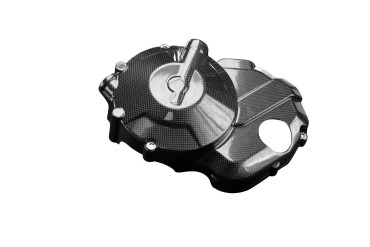 Covertor de motor Carbono por Ducati Supersport 939 2017-2020 / 950 2021- Carbono+Fibra de Vidrio | Patron Enlazado | Brillante