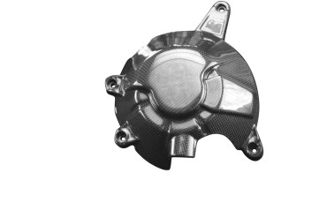 Carbon Engine Cover for Kawasaki Z 900 2017- Carbon+Fibreglass | Plain Weave | Glossy